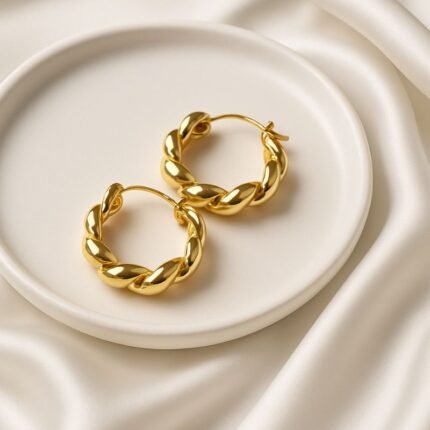 Aurelia Twisted Hoops